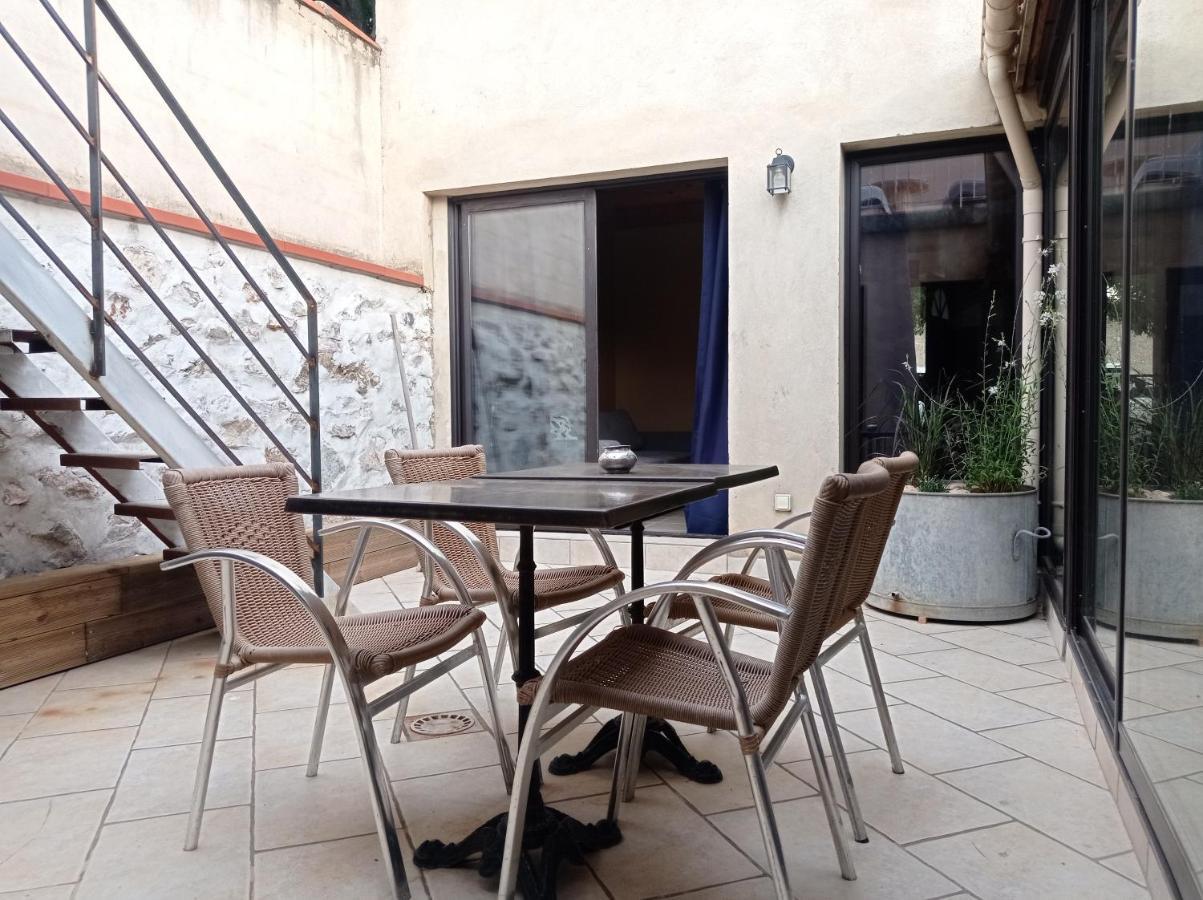 Maison De Charme Avec Patio Et Terrasse De Toit Estagel المظهر الخارجي الصورة